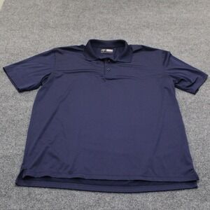 Callaway‎ Opti-Dri Golf Polo Shirt Men's Large L Navy Blue Short Sleeve